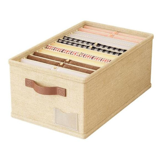 Multi-Purpose Foldable Storage Box with Handles