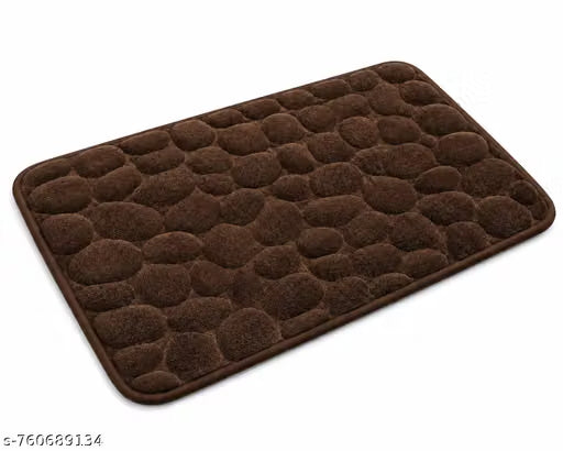 Microfiber Soft Door Mat with Memory Foam & Non-Slip Base