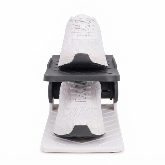 Adjustable Shoe Rack | Space-Saving 2-Tier Shoe Organizer