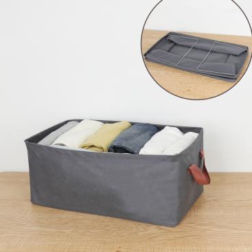 Multi-Purpose Foldable Storage Box with Handles