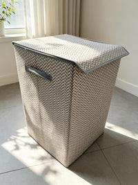 Extra-Large Fabric Storage Box with Lid & Handles | 33*33*53H