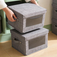 Clear-View Stackable Storage Box with Lid
