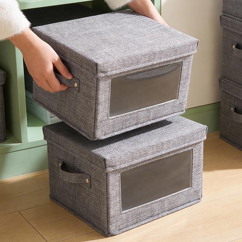 Clear-View Stackable Storage Box with Lid