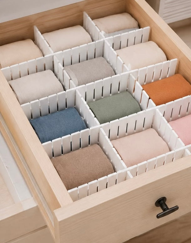 Adjustable Interlocking Drawer Divider | 8 Pcs
