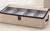 Transparent Compartmentalized Storage Organizer with Zip Cover | 59*29*15H
