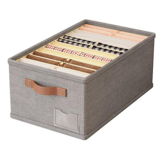 Multi-Purpose Foldable Storage Box with Handles