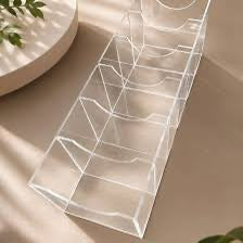 4 Slot Belt Organiser | Clear Acrylic Belt Storage