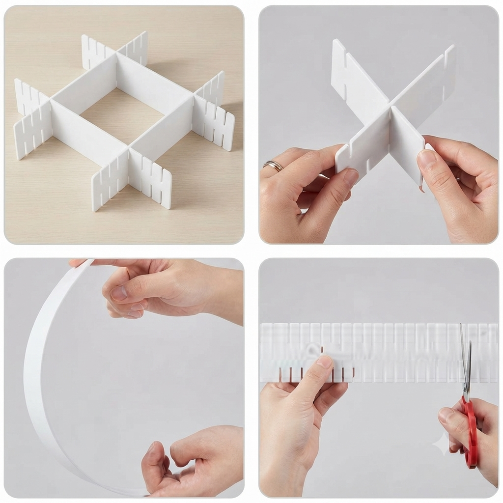 Adjustable Interlocking Drawer Divider | 8 Pcs