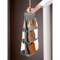 Transparent Hanging Pockets – Dustproof Wardrobe Organizer