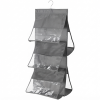 Transparent Hanging Pockets – Dustproof Wardrobe Organizer