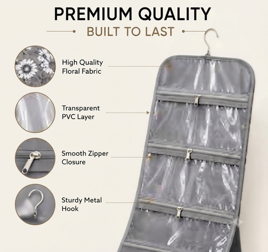 Transparent Hanging Pockets – Dustproof Wardrobe Organizer