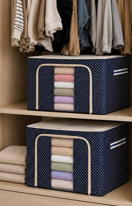 Stackable Transparent Fabric Clothing Organizer