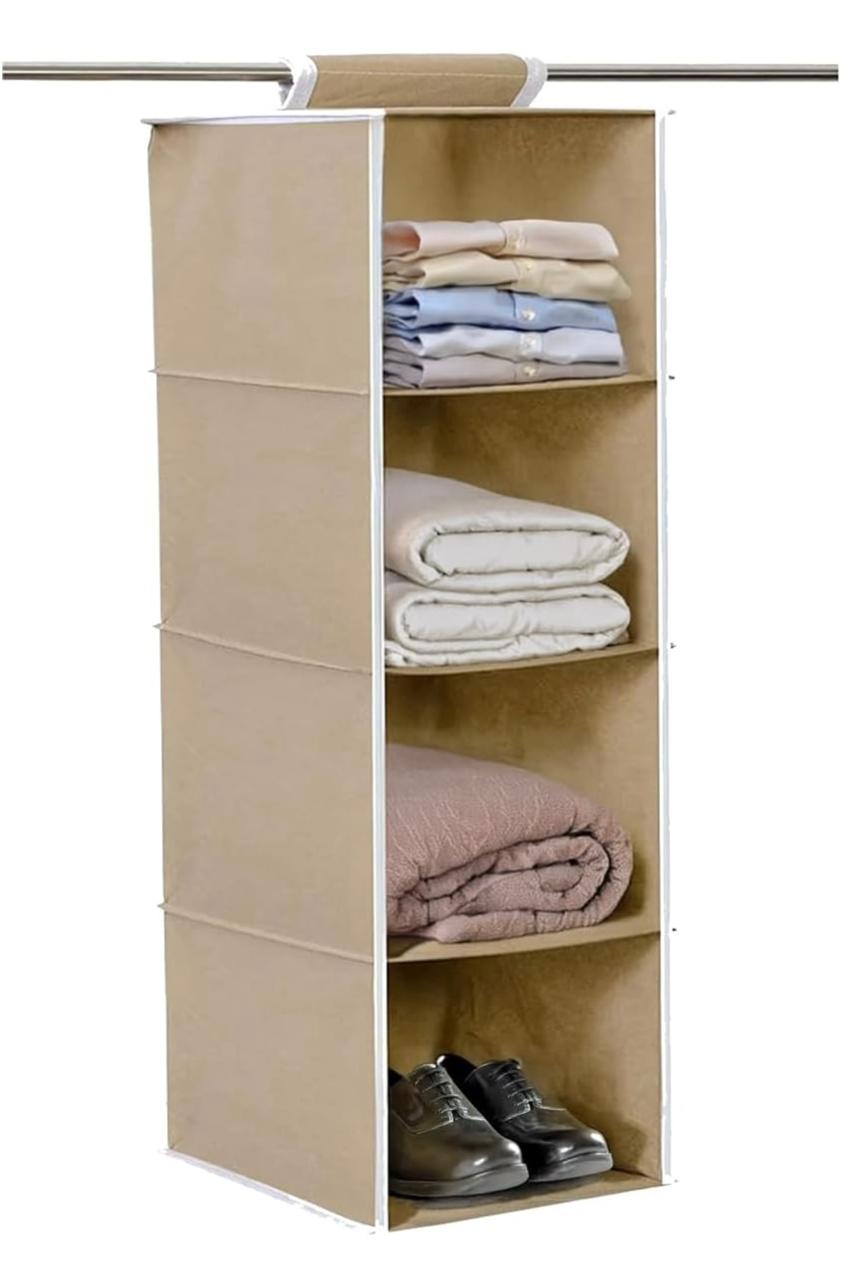 Slim Hanging Organiser – 5-Tier Space-Saving Storage Shelf