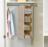 Slim Hanging Organiser – 5-Tier Space-Saving Storage Shelf
