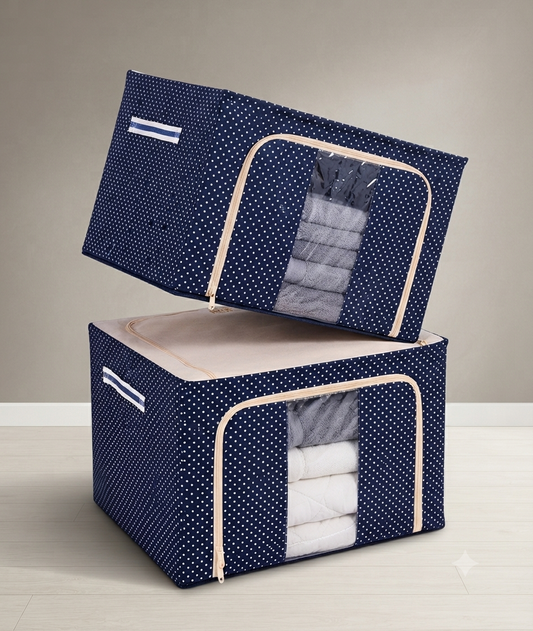 Stackable Transparent Fabric Clothing Organizer