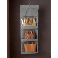 Transparent Hanging Pockets – Dustproof Wardrobe Organizer