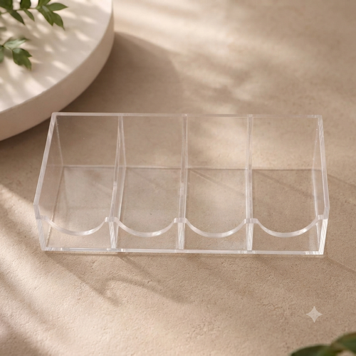 4 Slot Belt Organiser | Clear Acrylic Belt Storage
