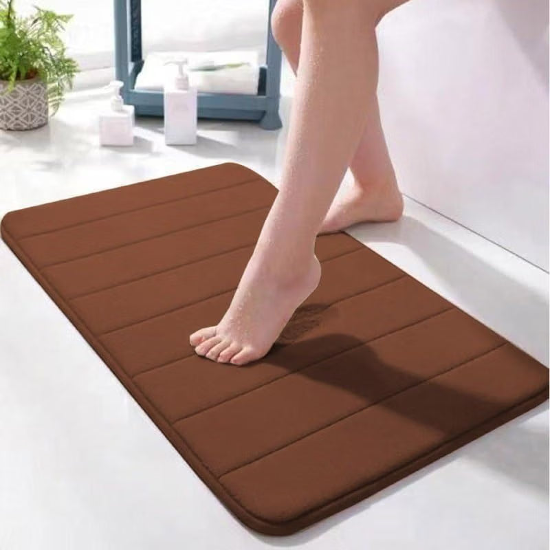 Memory Foam Bath Mat – Soft, Cushioned & Quick-Dry Bathroom Rug