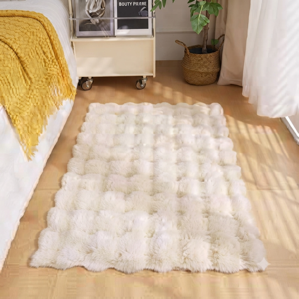Shaggy Carpet Mat – Soft & Plush Memory Foam Floor Rug
