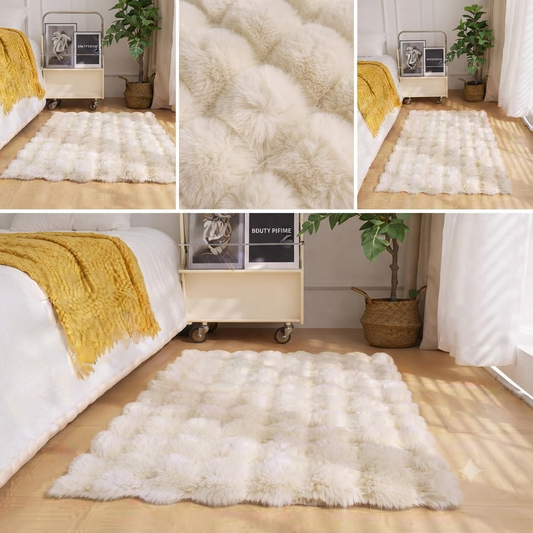 Shaggy Carpet Mat – Soft & Plush Memory Foam Floor Rug
