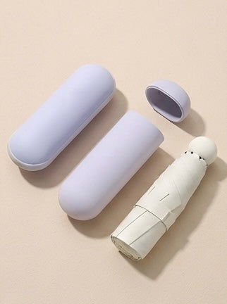 Capsule Umbrella with Case | Compact Foldable Travel Umbrella