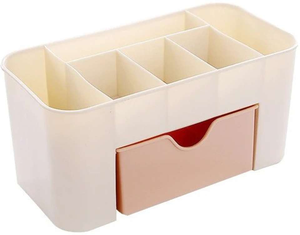 Plastic Cosmetic & Makeup Organizer with Drawer