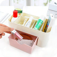 Plastic Cosmetic & Makeup Organizer with Drawer
