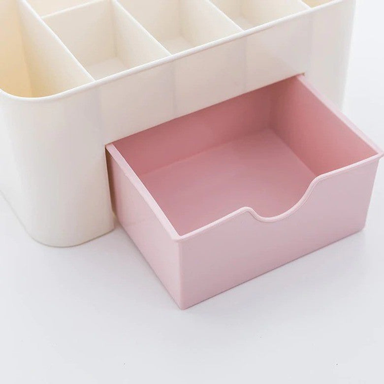 Plastic Cosmetic & Makeup Organizer with Drawer