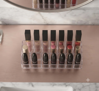 Acrylic Grid Lipstick Organizer