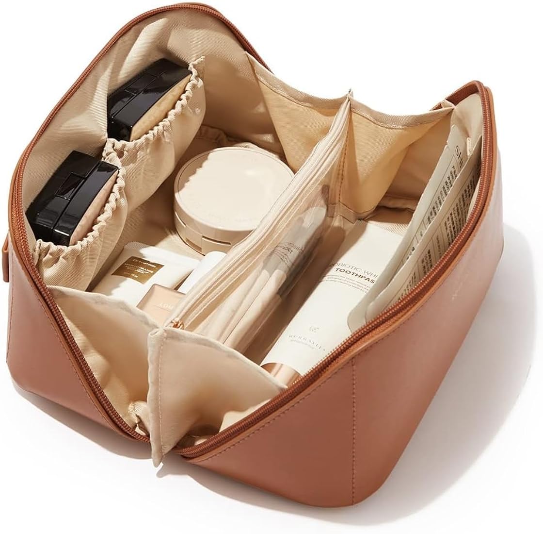 Leather Cosmetic Kit | Makeup & Beauty Organizer