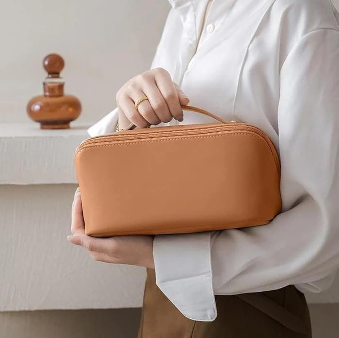Leather Cosmetic Kit | Makeup & Beauty Organizer
