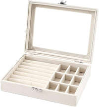Elegant Velvet Jewellery Storage Box