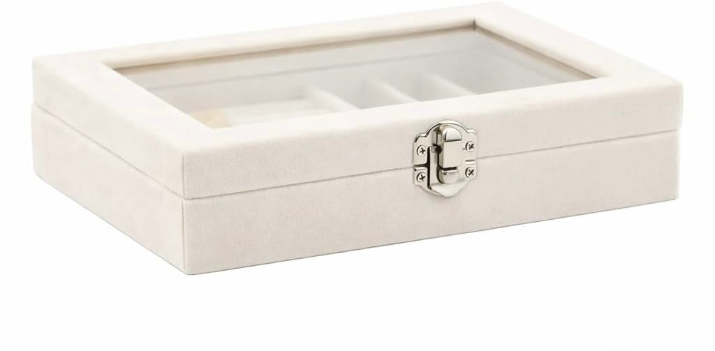 Elegant Velvet Jewellery Storage Box