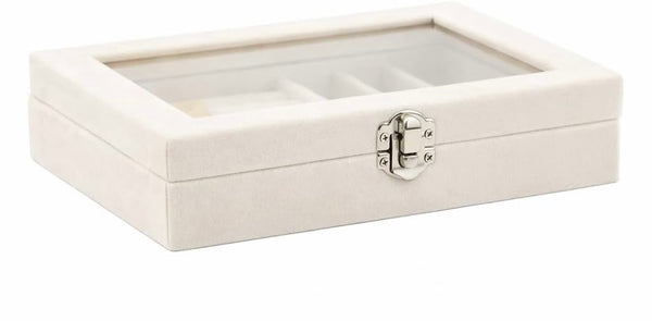 Elegant Velvet Jewellery Storage Box