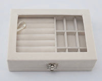 Elegant Velvet Jewellery Storage Box