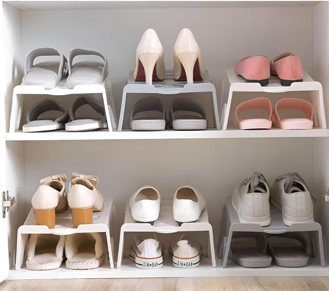 Stackable Shoe Stand | Space-Saving Shoe Organizer