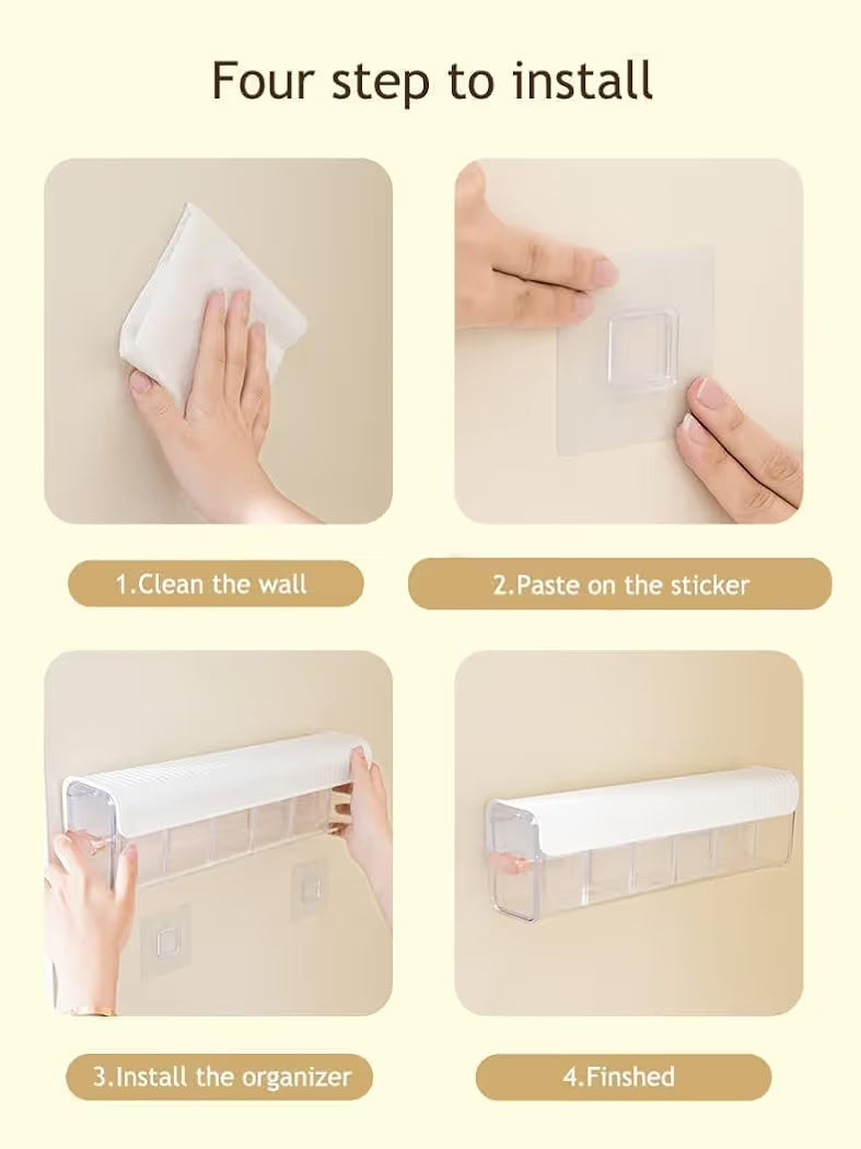Compact Sock & Clothing Organiser | Acrylic Wardrobe Storage