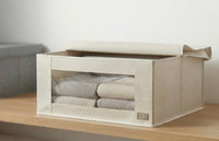 Breathable Mesh Storage Box with Viewing Window