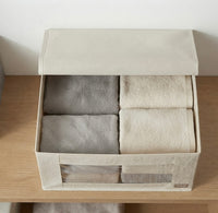 Breathable Mesh Storage Box with Viewing Window