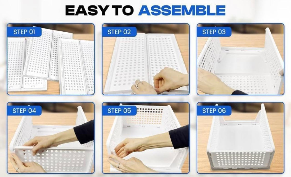 Ventilated Stackable Rack – Space-Saving Storage Rack
